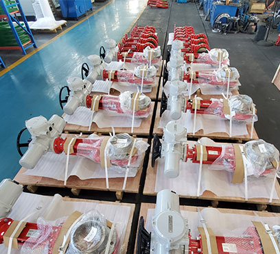 2022年1月，SKGV-11系列礦漿刀閘閥，出發(fā)遼寧本鋼集團(tuán)。